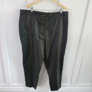 Addition elle snake skin patterns pants, black/green, size 20